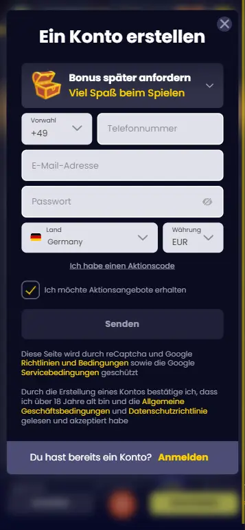 Big Bass Bonanza App Login auf Android und iOS